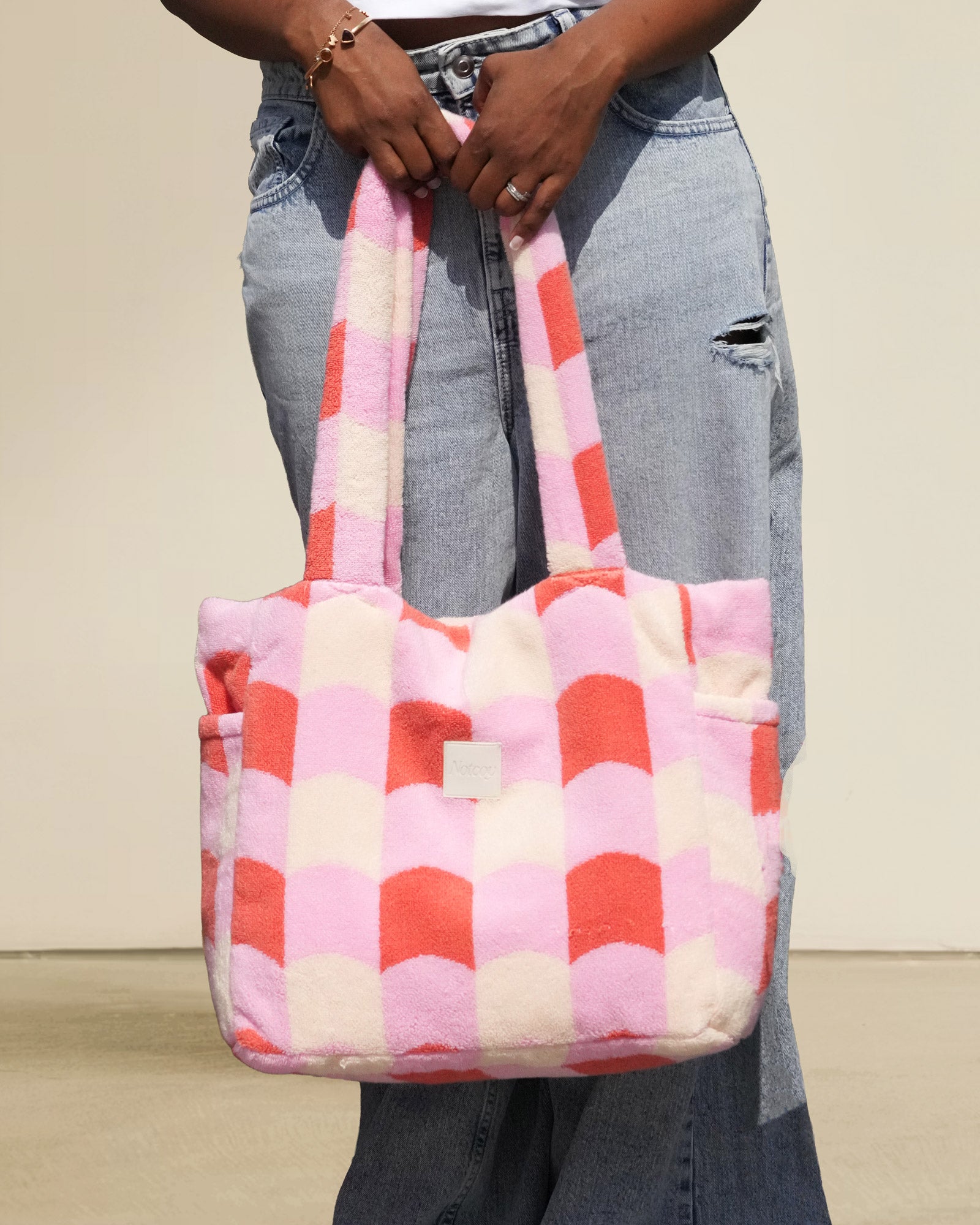 Cherry Blossom Towel Tote bag