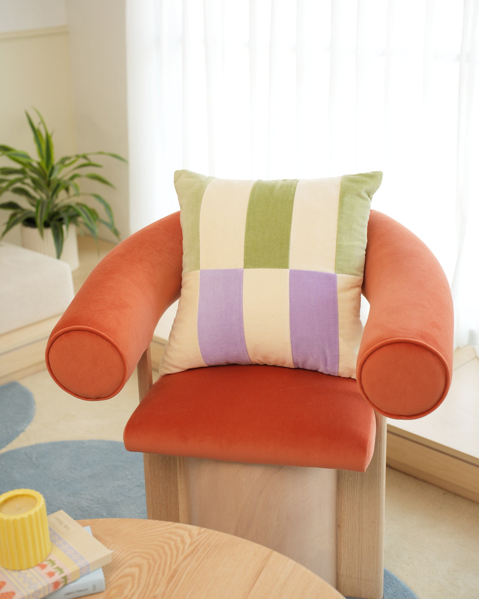 Meadow Cotton Velvet Pillow