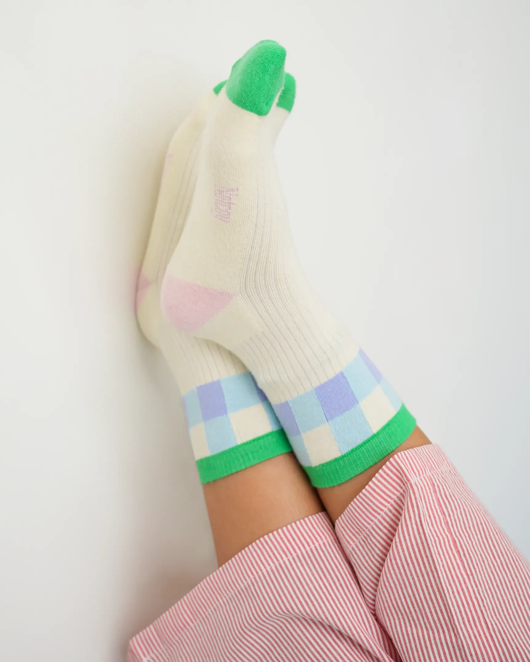 Lime Ocean Socks, Set of 3