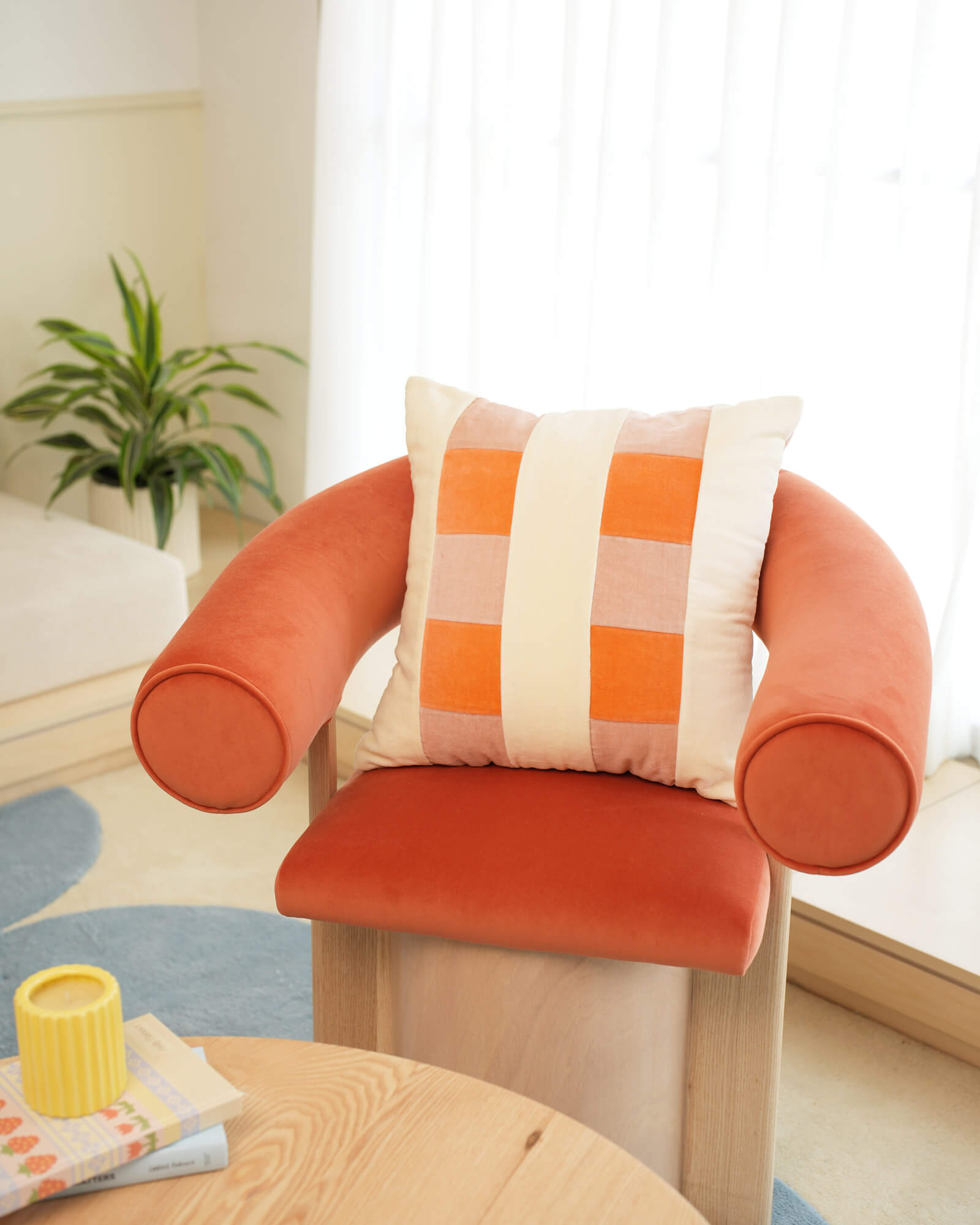 Clementine Cotton Velvet Pillow