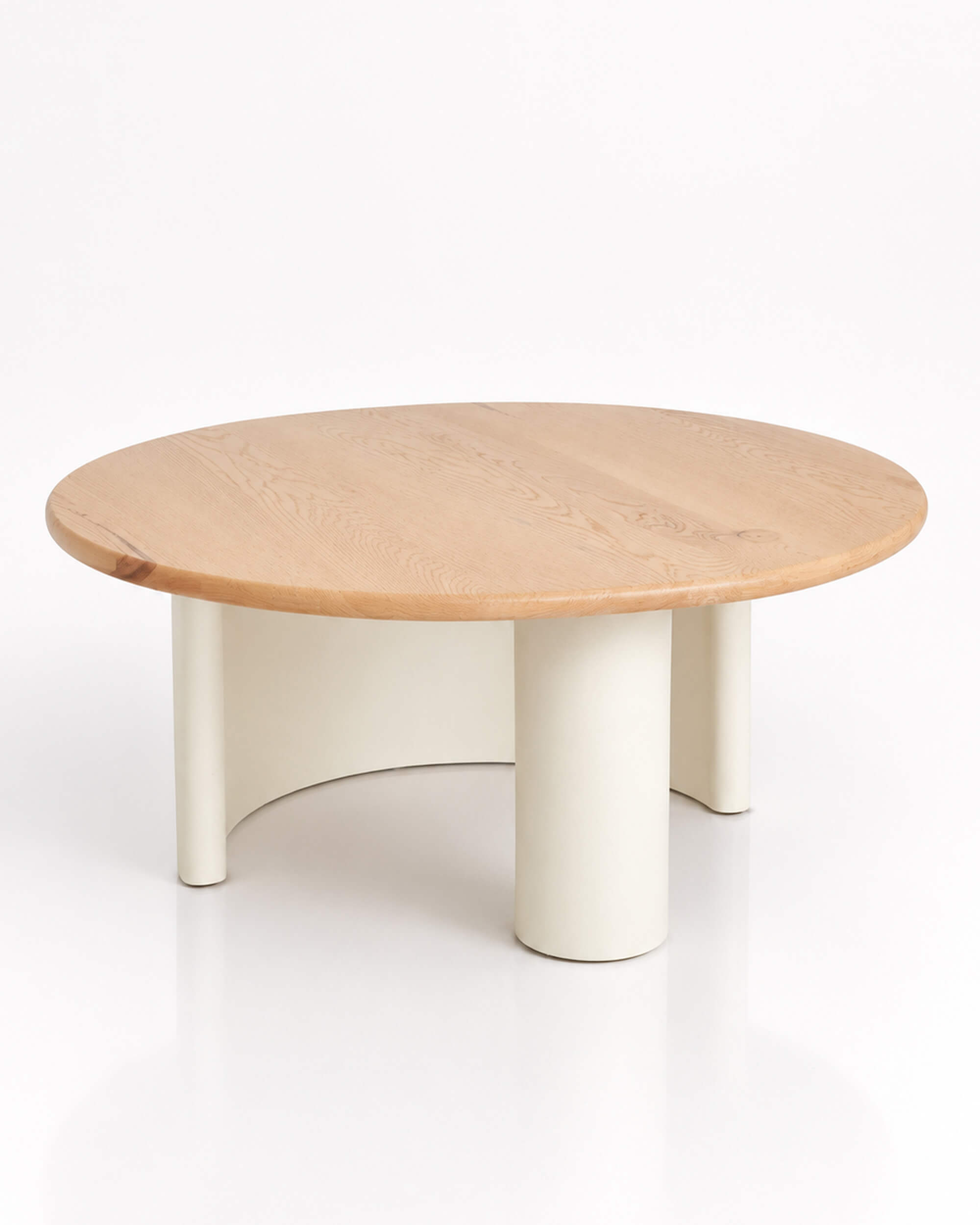 Dae Coffee Table - Wood/Milk