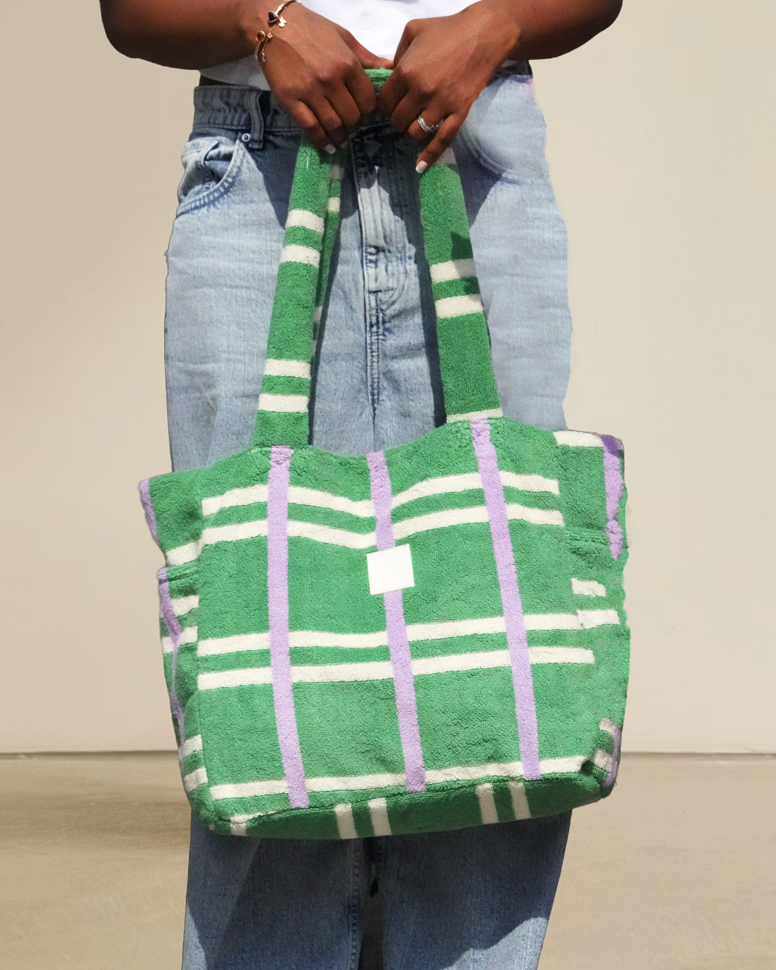 Garden Stroll Towel Tote bag