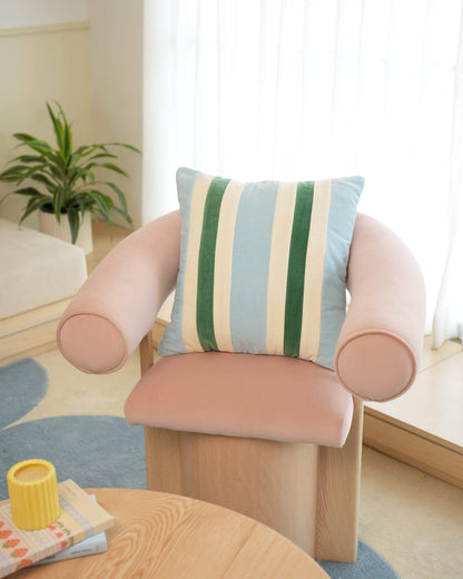 Lagoon Cotton Velvet Pillow