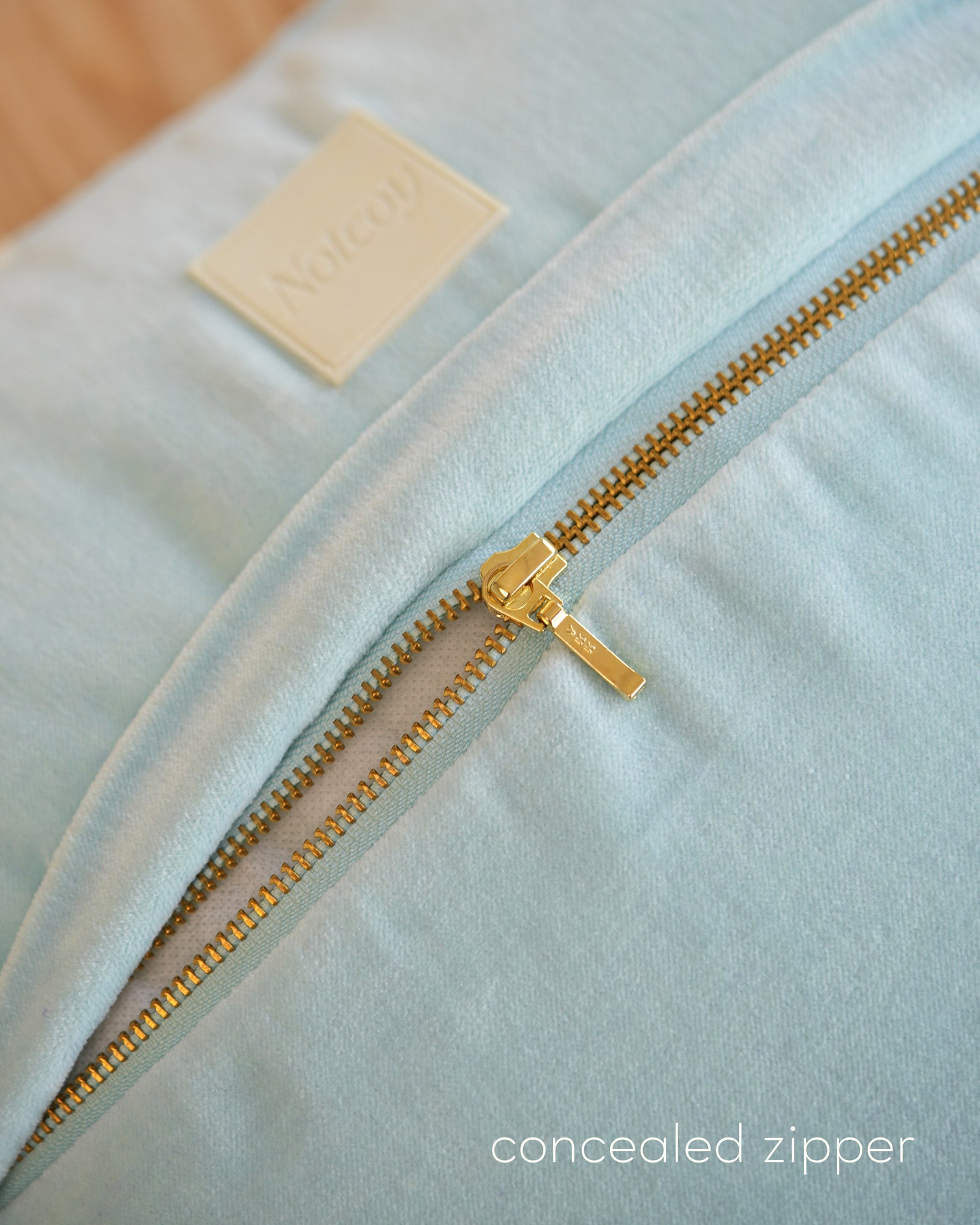 Lagoon Cotton Velvet Pillow