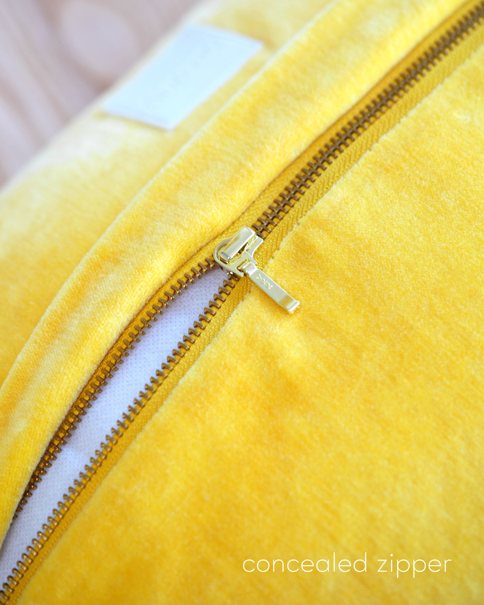 Lemonade Cotton Velvet Pillow