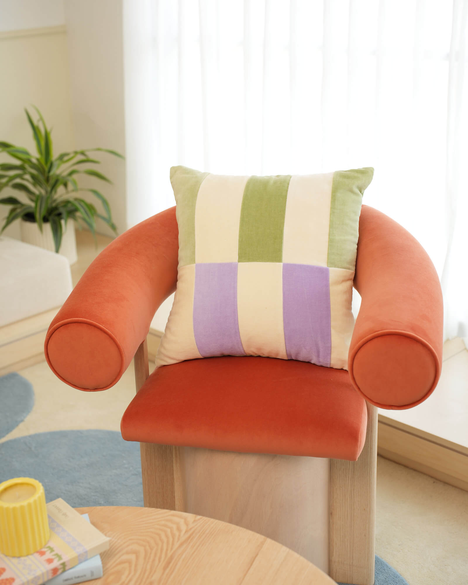 Meadow Cotton Velvet Pillow