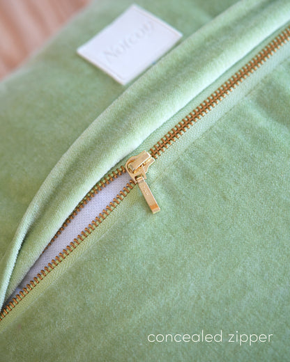 Meadow Cotton Velvet Pillow