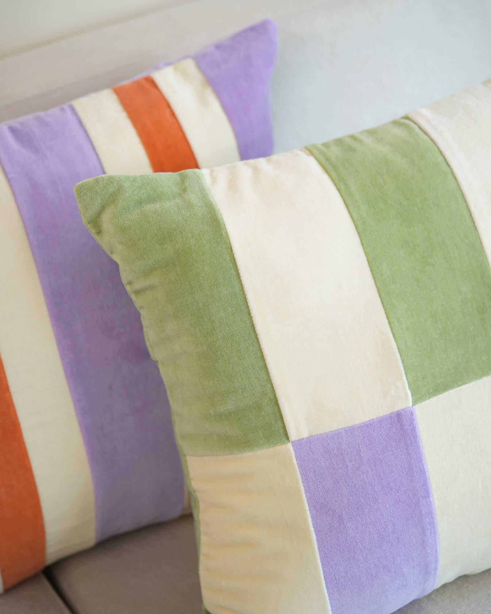 Meadow Cotton Velvet Pillow