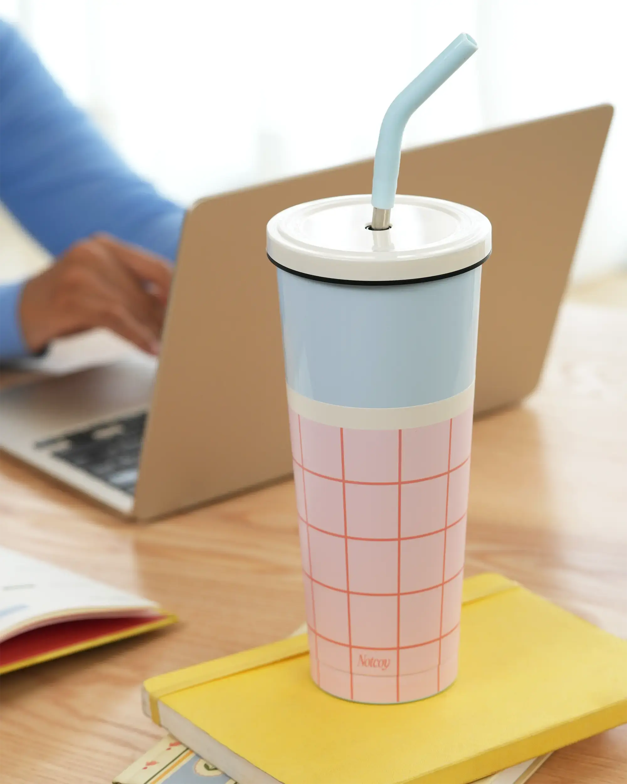 Macaron Straw Tumbler