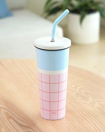 Macaron Straw Tumbler