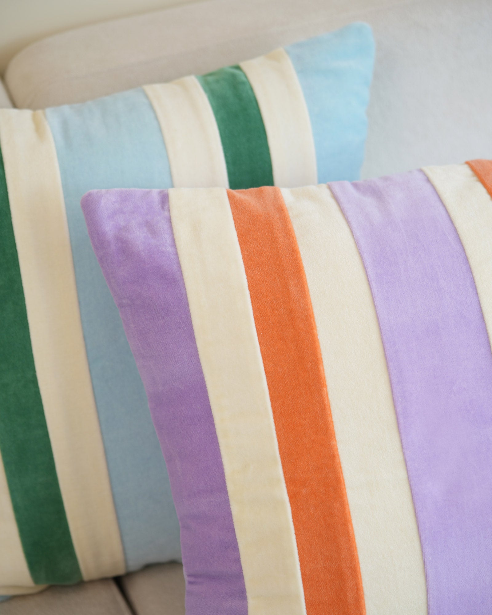 Popsicle Cotton Velvet Pillow