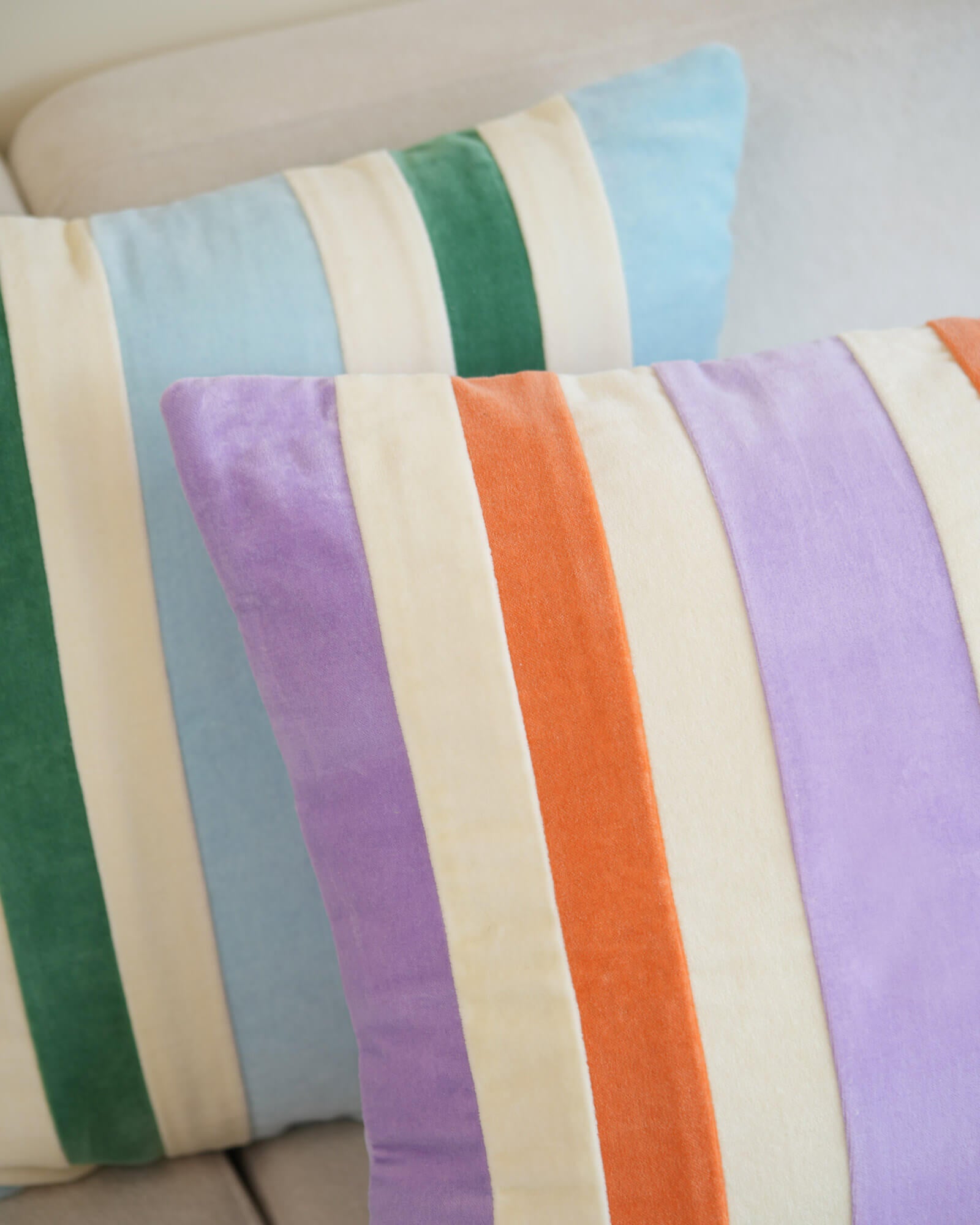 Popsicle Cotton Velvet Pillow