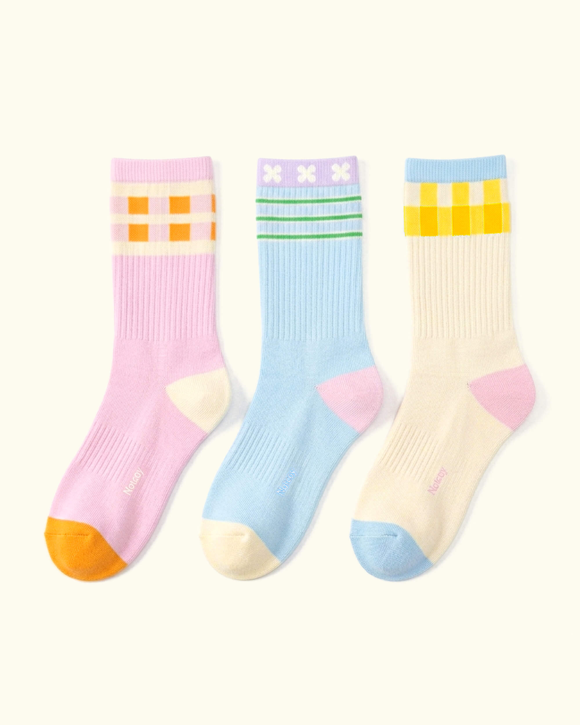 Endless Summer Socks, Set of 3